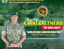 Danrem 045/Garuda Jaya Ucapkan Dirgahayu Kavaleri TNI AD