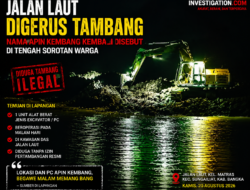 Jalan Laut Digerus Tambang, Nama Apin Kembang Kembali Disebut di Tengah Sorotan Warga