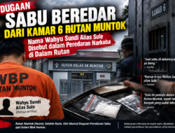 Sabu Beredar dari Kamar 6 Rutan Muntok, Nama Wahyu Sundi Alias Sule Disebut Dalam Peredaran Narkoba Didalam Rutan